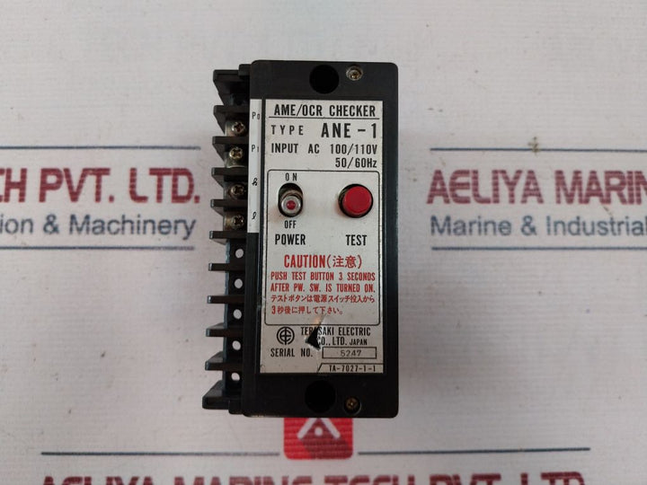 Terasaki Electric Ane-1 Ame/Ocr Checker