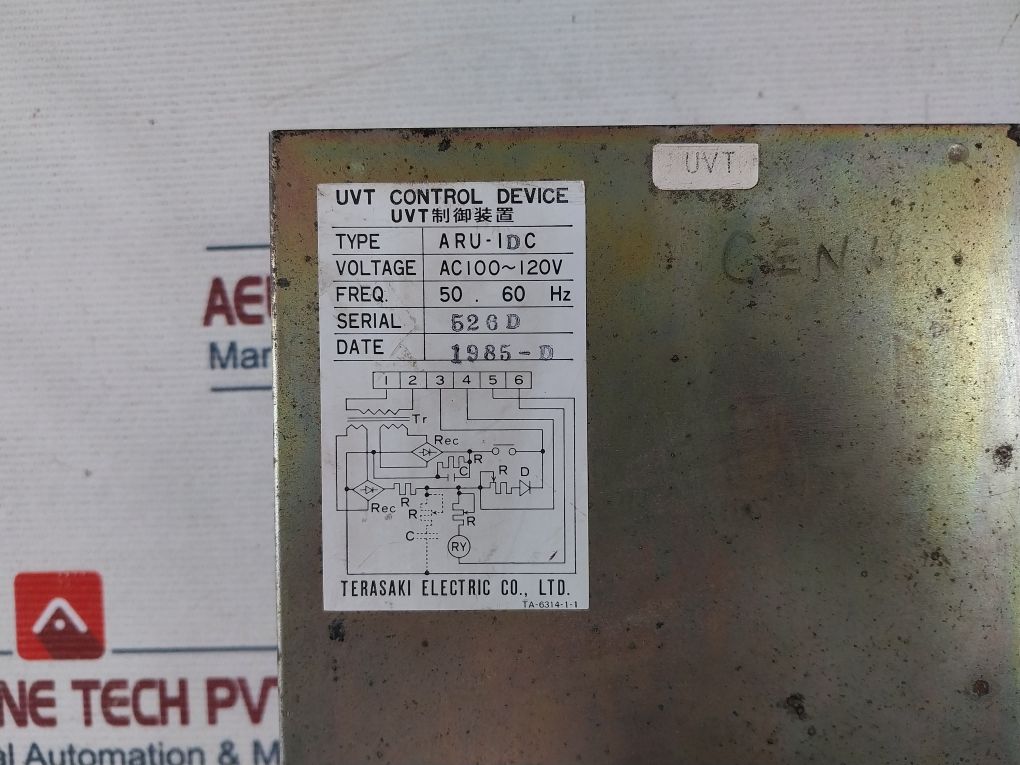 Terasaki Electric Aru-idc Uvt Control Device
