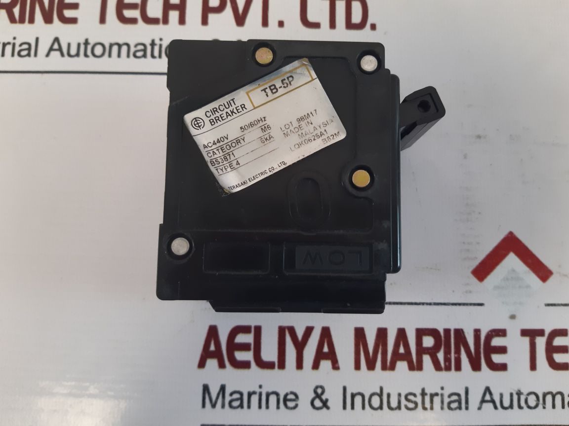Terasaki Electric Tb-5P Circuit Breaker 20A