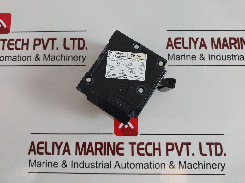 Terasaki Electric Tb-5P Circuit Breaker 10A Cat.: A 