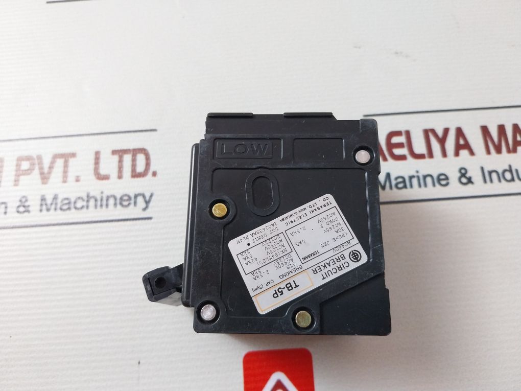 Terasaki Electric Tb-5P No-fuse Circuit Breaker 2-pole