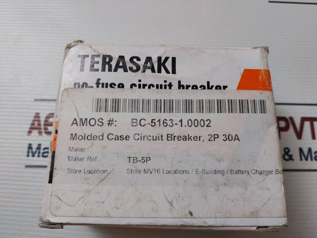 Terasaki Electric Tb-5P No-fuse Circuit Breaker 2-pole