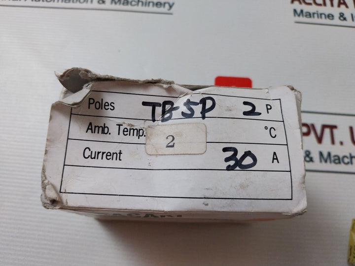 Terasaki Electric Tb-5P No-fuse Circuit Breaker 2-pole