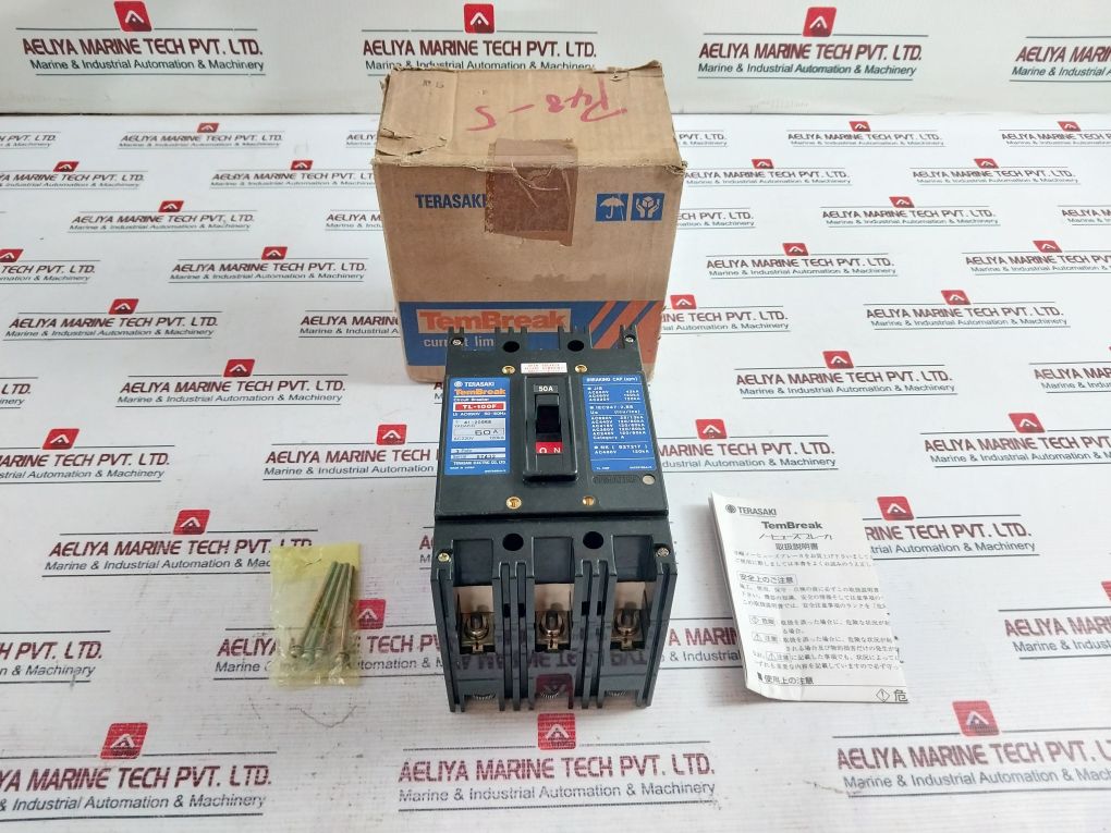 Terasaki Electric Tl-100F Current Limiting Circuit Breaker 50A 3-pole Ac220V