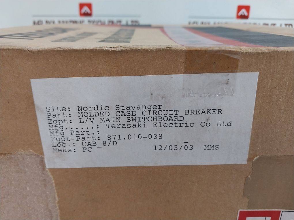 Terasaki Electric Tl-225B No-fuse Circuit Breaker 225 A