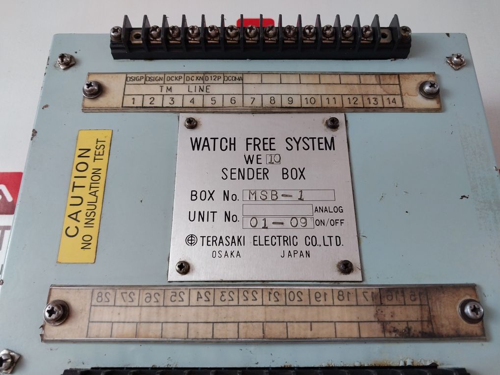 Terasaki Electric We 10 Watch Free System