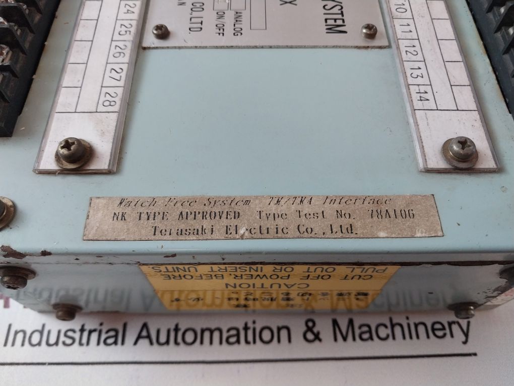 Terasaki Electric We 3 Watch Free System