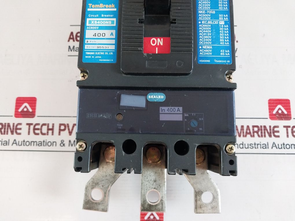 Terasaki Electric Xs400Ns 3 Pole Circuit Breaker