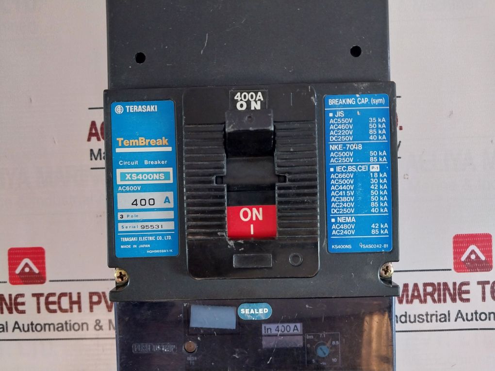Terasaki Electric Xs400Ns 3 Pole Circuit Breaker