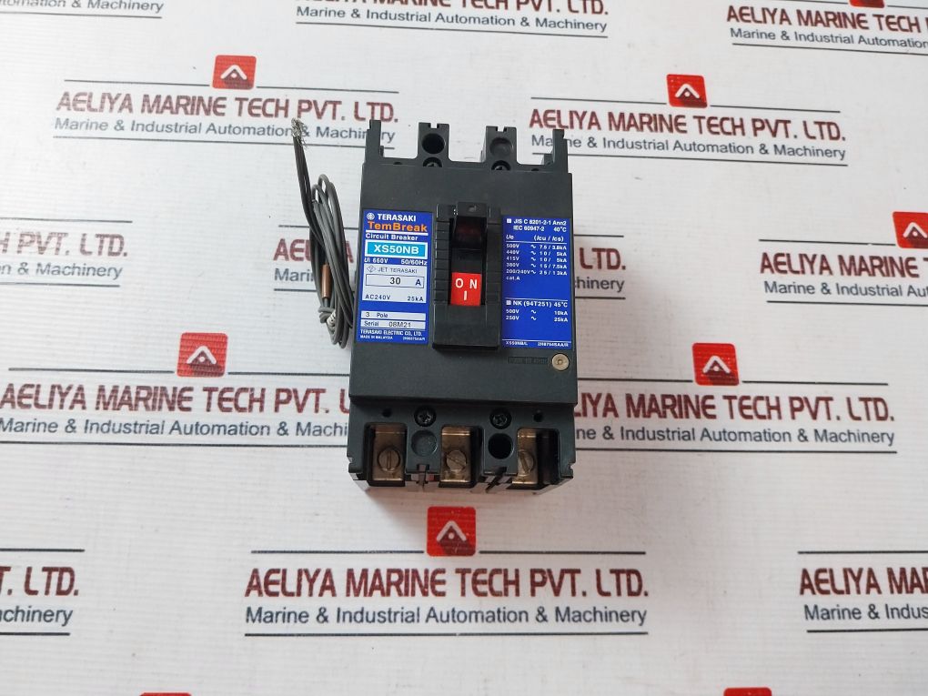 Terasaki Electric Xs50Nb Circuit Breaker 660V 50/60Hz 30A