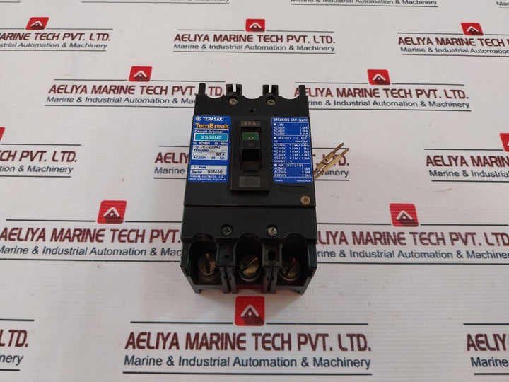Terasaki Electric Xs60Ns Circuit Breaker 3-pole 60A