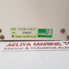 Terasaki Gac-16Mc Generating Plant Management Device Ein-103