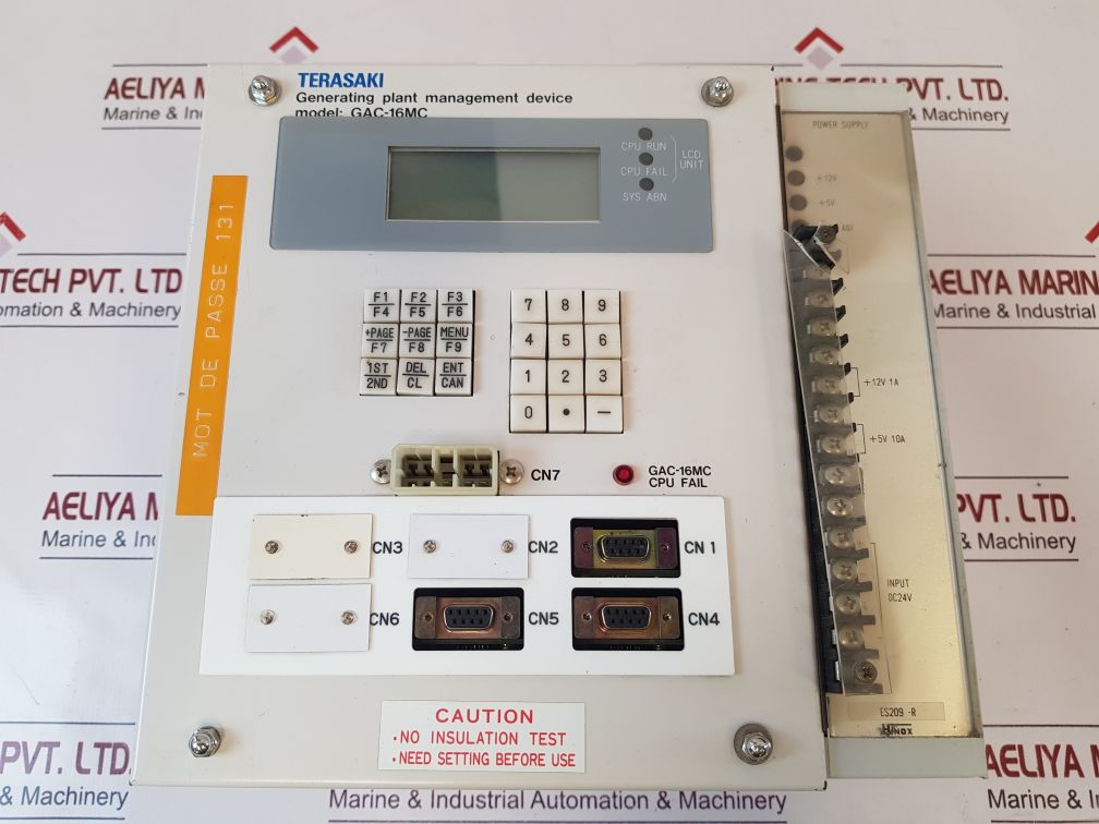 Terasaki Gac-16Mc Generating Plant Management Device Ein-103