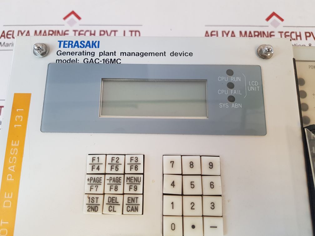 Terasaki Gac-16Mc Generating Plant Management Device Ein-103