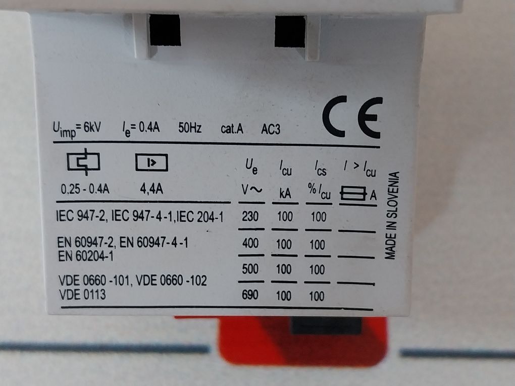Terasaki Gd2504 Motor Protection Switch 690V 50Hz