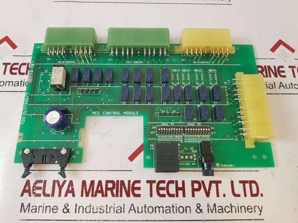 Terasaki lbu-91 mcc control module l/00x/170-001