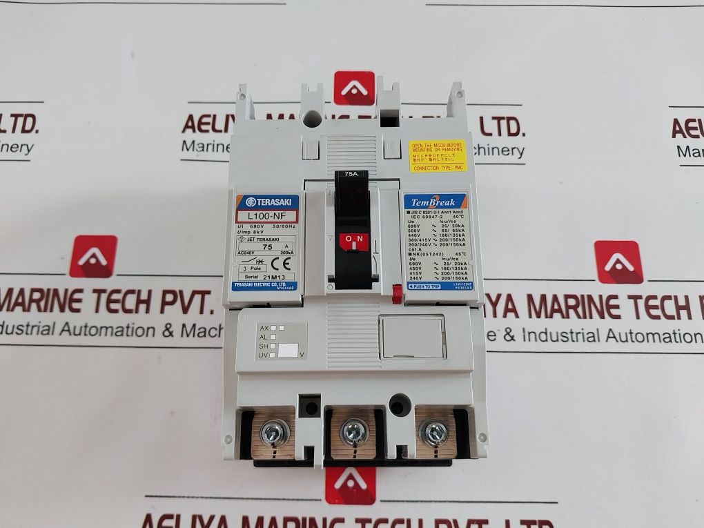 Terasaki L100-nf Circuit Breaker 75A
