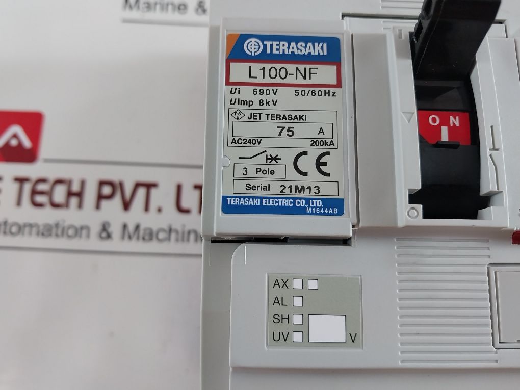 Terasaki L100-nf Circuit Breaker 75A
