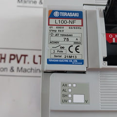 Terasaki L100-nf Circuit Breaker 75A
