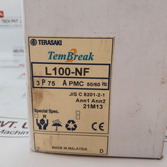 Terasaki L100-nf Circuit Breaker 75A
