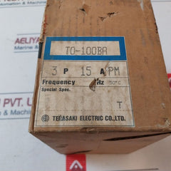 Terasaki T0-100Ba 3 Pole Circuit Breaker 50°C