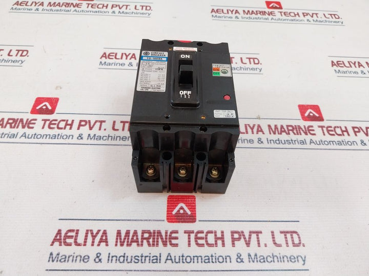 Terasaki T0-100Ba 3 Pole No-fuse Circuit Breaker