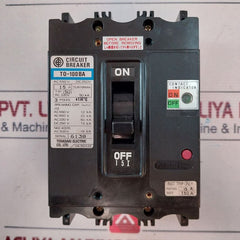 Terasaki T0-100Ba 3 Pole No-fuse Circuit Breaker