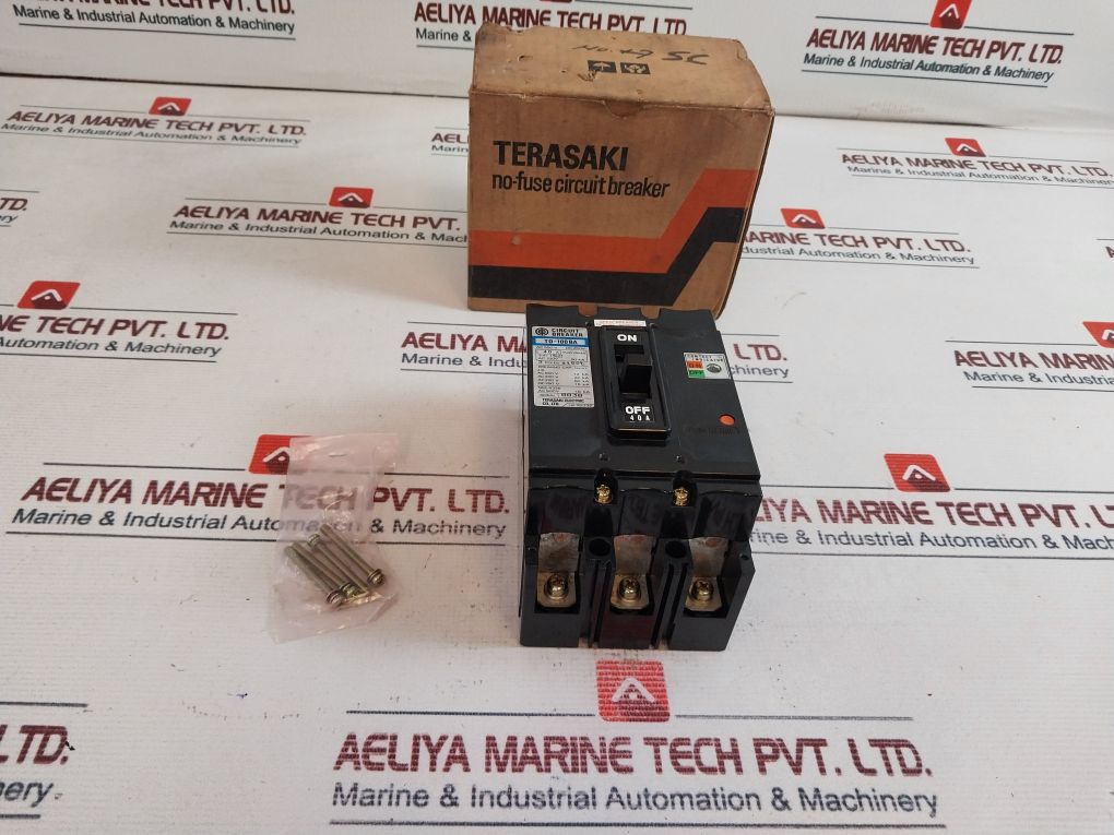 Terasaki T0-100Ba 3 Pole No-fuse Circuit Breaker 40A