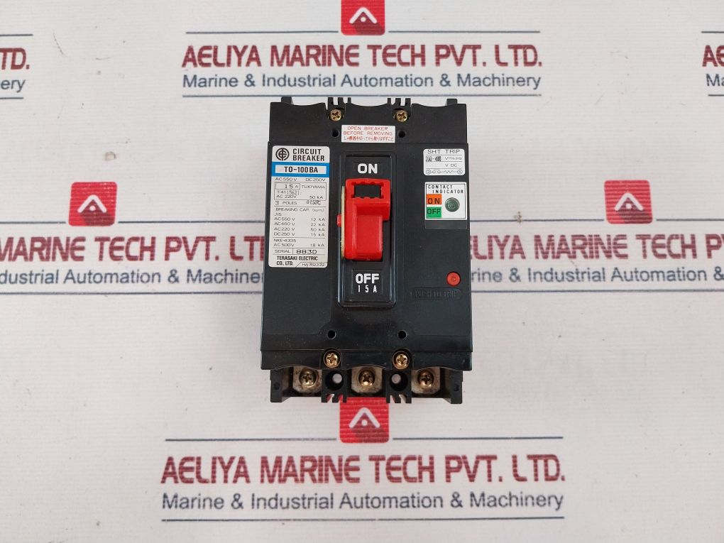 Terasaki T0-100Ba Circuit Breaker 200-480V 50/60Hz