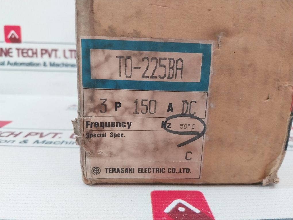Terasaki T0-225Ba 3 Pole Circuit Breaker
