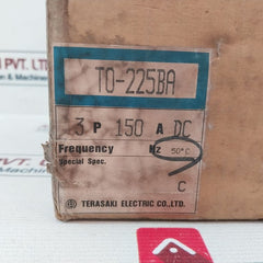 Terasaki T0-225Ba 3 Pole Circuit Breaker