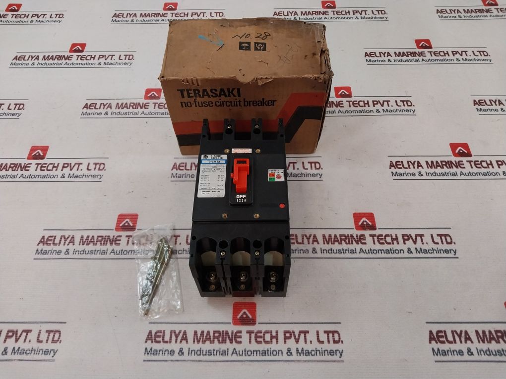 Terasaki T0-225Ba No-fuse Circuit Breaker Ac 600V 