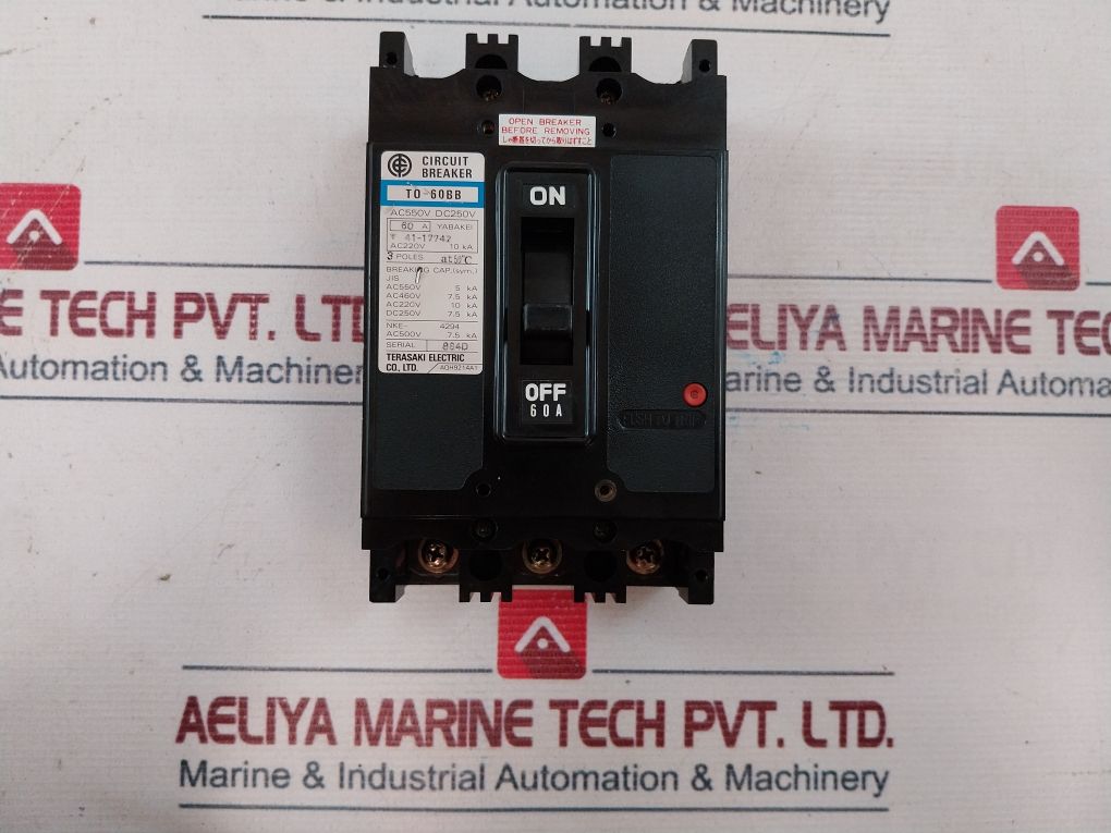 Terasaki T0-60Bb Circuit Breaker 60A