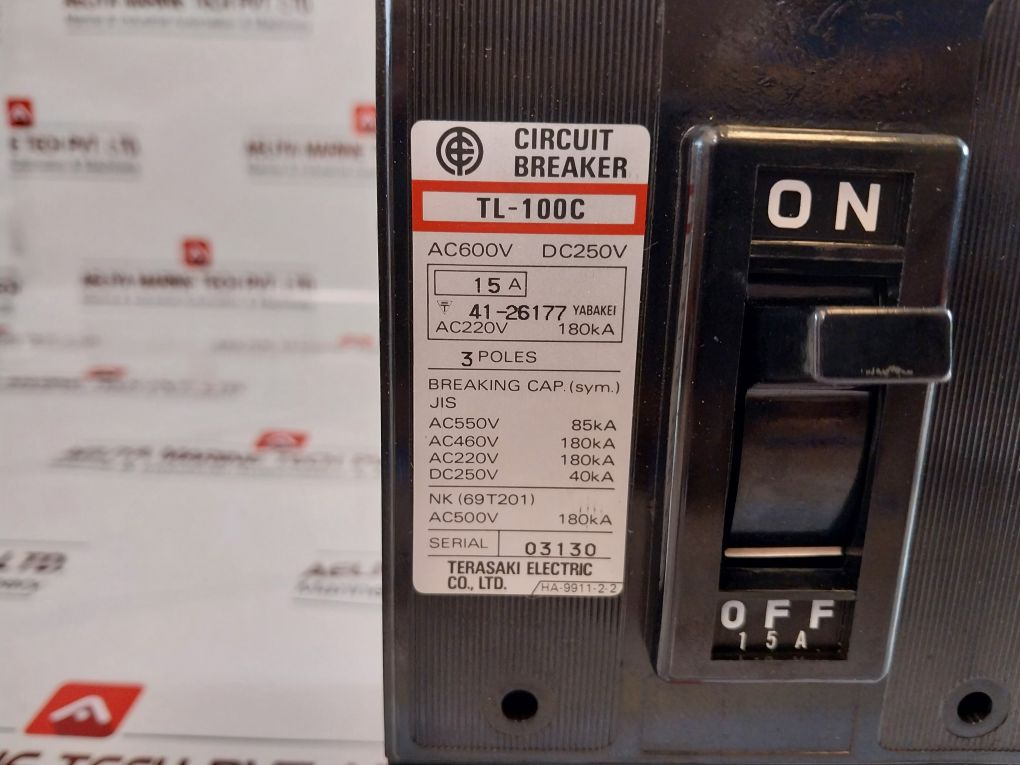 Terasaki Tl-100C Circuit Breaker
