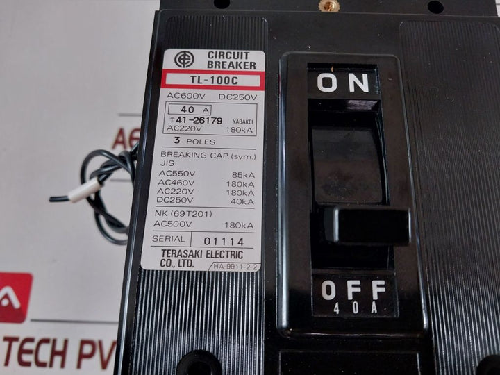 Terasaki Tl-100C Circuit Breaker 40A
