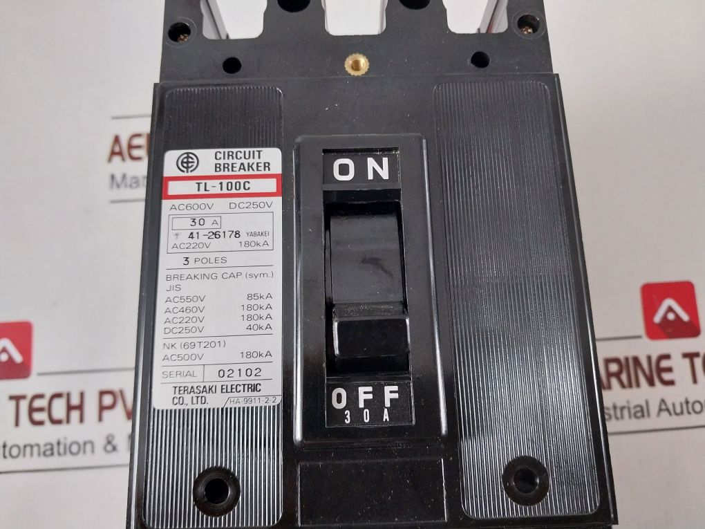 Terasaki Tl-100C Molded Case Circuit Breaker 30A