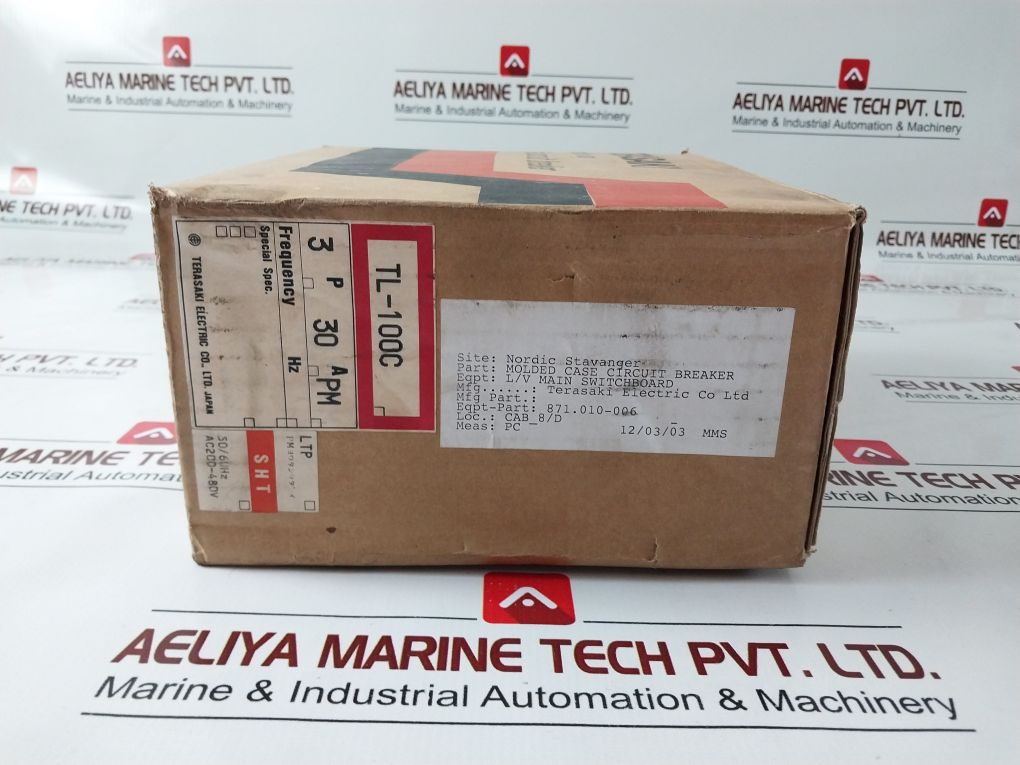 Terasaki Tl-100C Molded Case Circuit Breaker 30A
