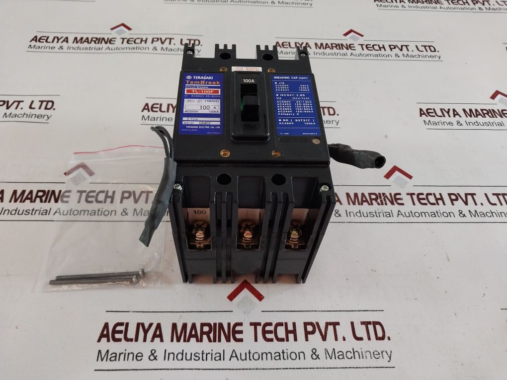 Terasaki Tl-100F 3-pole Circuit Breaker 100A 