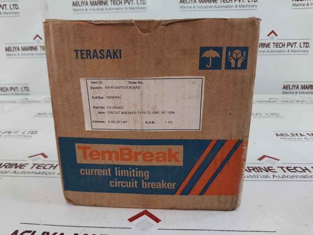 Terasaki Tl-100F 3-pole Circuit Breaker 100A 