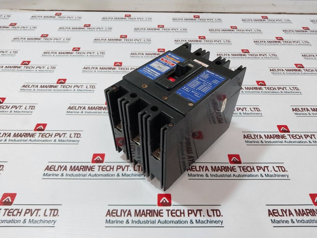 Terasaki Tl-100F 3 Pole Circuit Breaker 200-480V 50/60Hz 20A