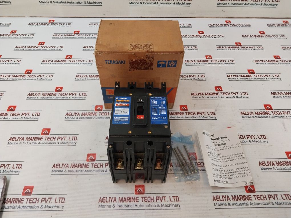 Terasaki Tl-100F 3 Pole Current Limiting Circuit Breaker 15A Ac690V 22
