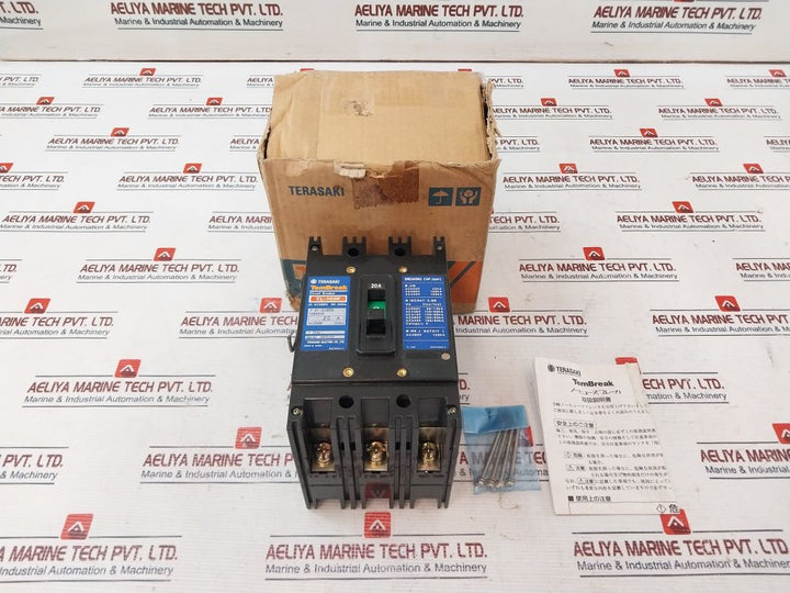 Terasaki Tl-100F 3 Pole Current Limiting Circuit Breaker 20A Ac690V