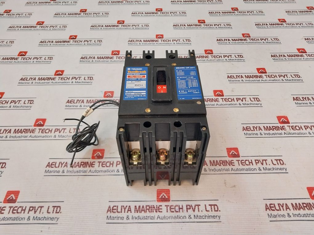 Terasaki Tl-100F 3 Pole Tembreak Current Limiting Circuit Breaker 60A Ac690V