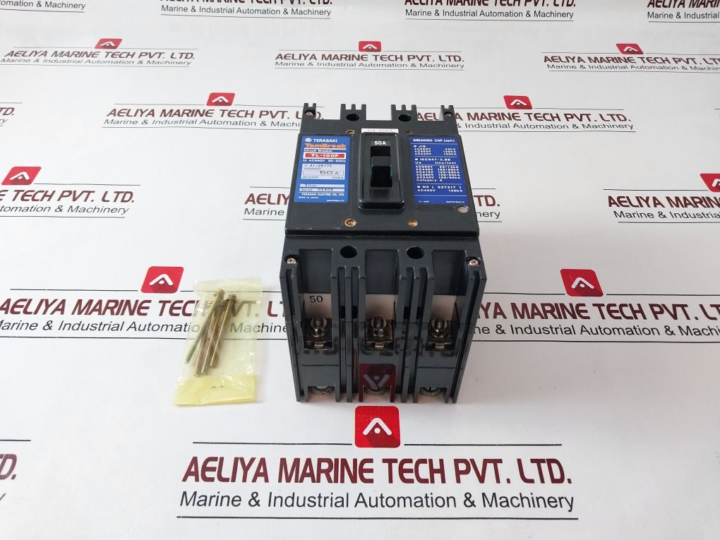 Terasaki Tl-100F 3-pole Circuit Breaker 50A Ac220V 120Ka