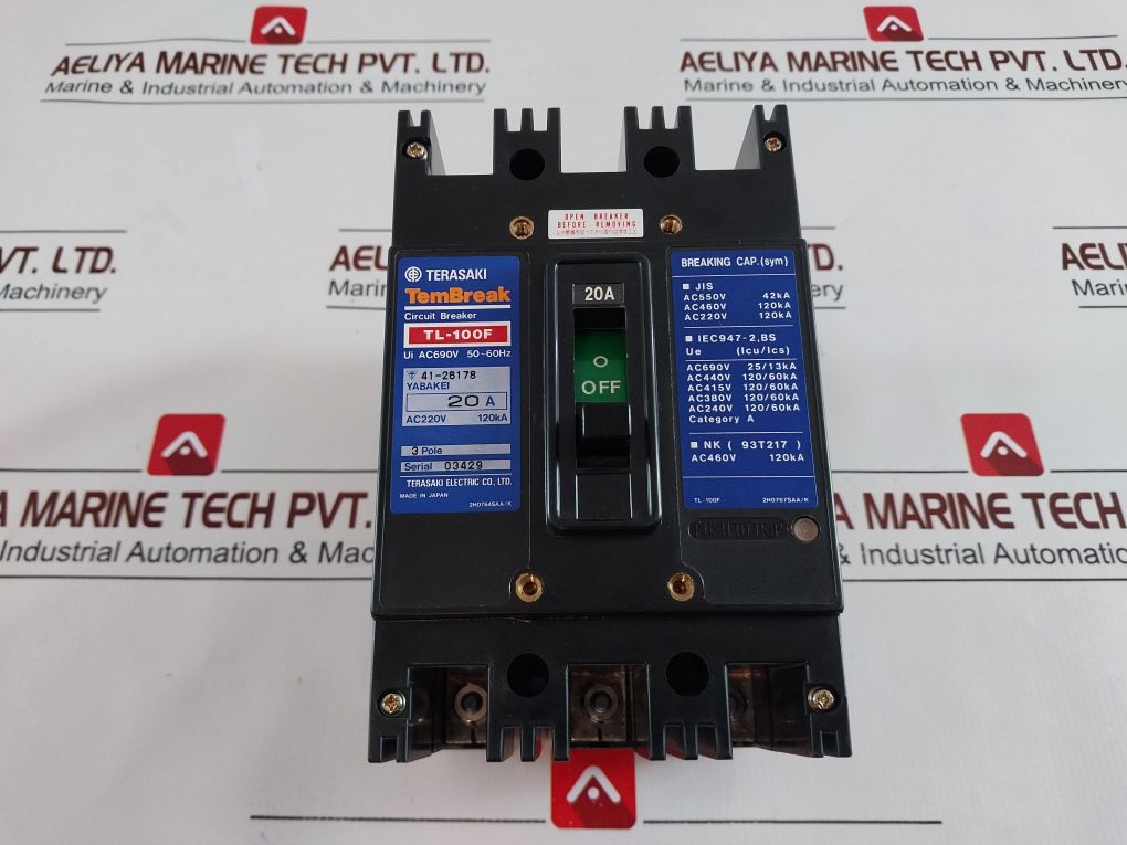 Terasaki Tl-100F Tembreak Circuit Breaker 20 A