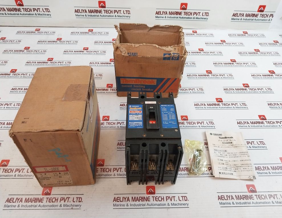 Terasaki Tl-100F Current Limiting Circuit Breaker 15A 3-pole Ac220V 120Ka
