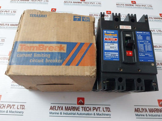 Terasaki Tl-100F Tembreak Current Limiting Circuit Breaker 3 Pole 41-20958