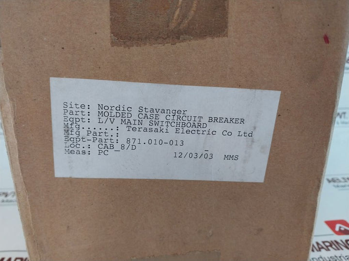 Terasaki Tl-225B Circuit Breaker 150A
