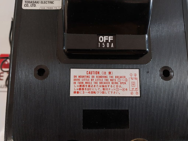 Terasaki Tl-225B Circuit Breaker 150A
