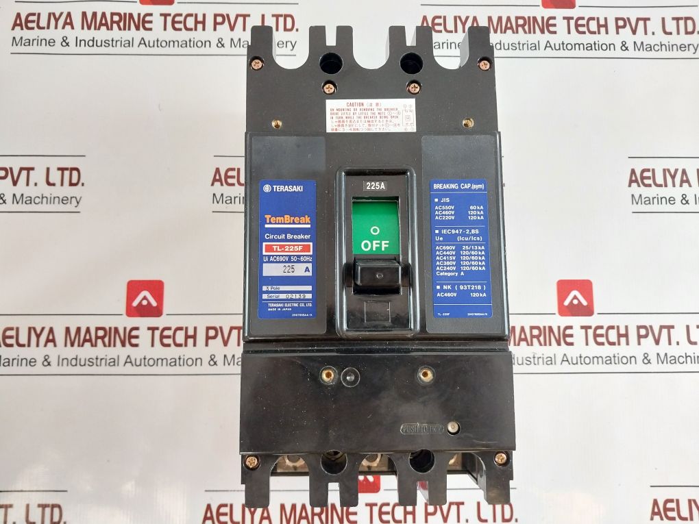 Terasaki Tl-225F Current Limiting Circuit Breaker 225A

